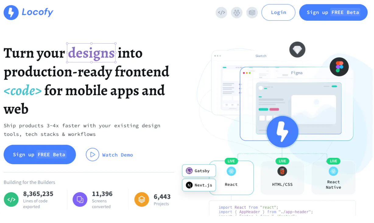 Example of a good landing page