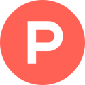 Product Hunt Logo Letter P in Circle